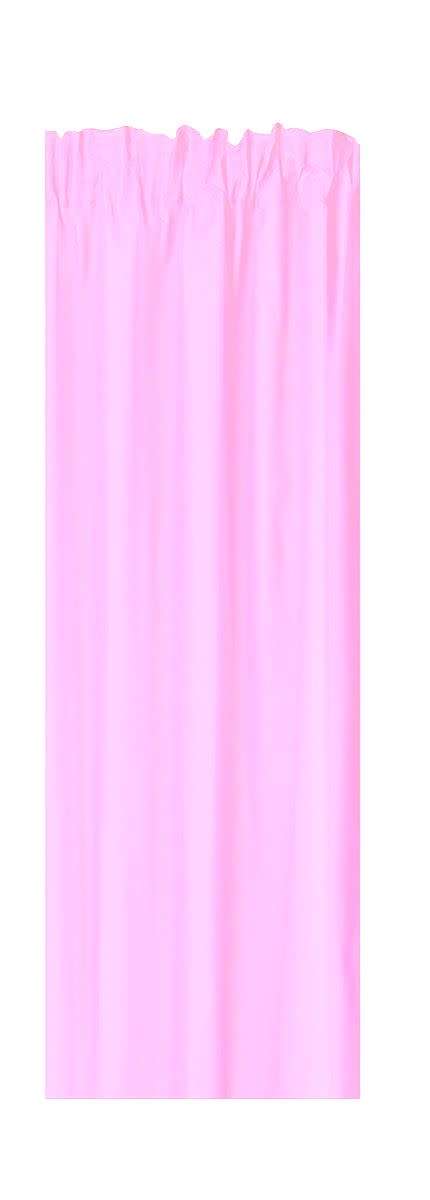 Microfibre Baby Pink 230X218 Taped Curtain *NEW ARRIVAL*