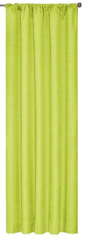 Microfibre Lime 230X218 Taped Curtain *NEW ARRIVAL*