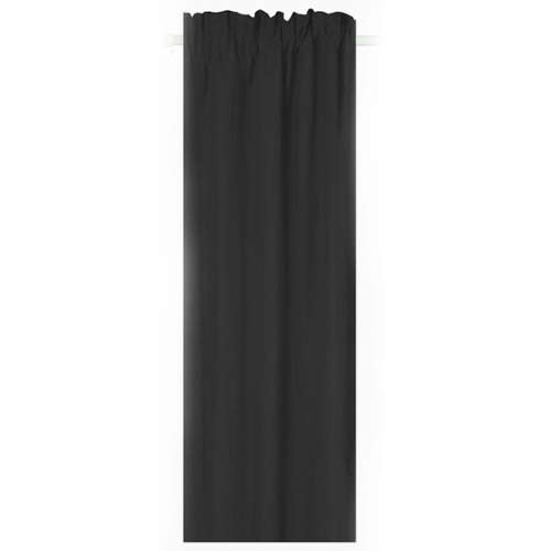 Microfibre Black 230X218 Taped Curtain *NEW ARRIVAL*