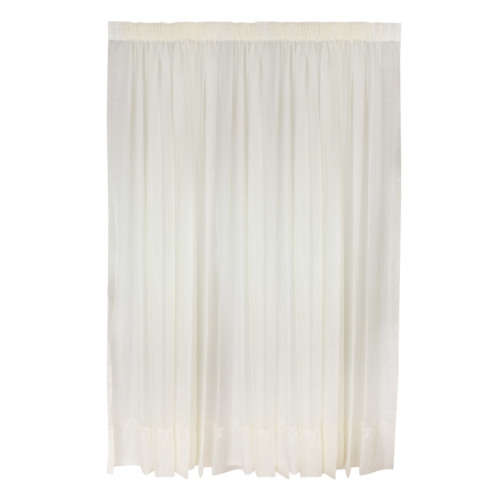 **BEAUTIFUL CREAM CORNELLY VOILE CURTAIN **5 METRES WITH A 218 DROP!!