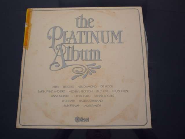 LP Record: The Platinum Album - Various Artists e.g. ABBA, Bee Gees, Neil Diamond