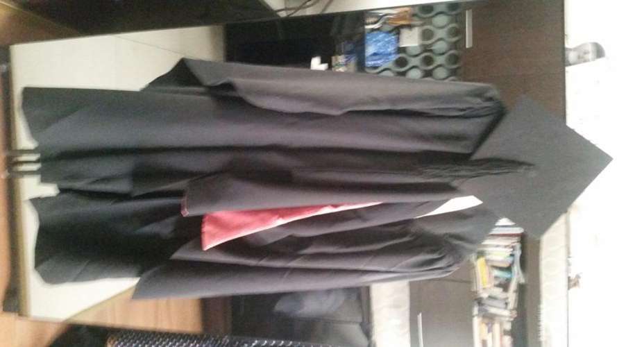 Congratulations: What better way to say it with a gown!