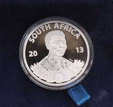 2013 Mandela life of the legend Protea Silver proof coin * Sealed*
