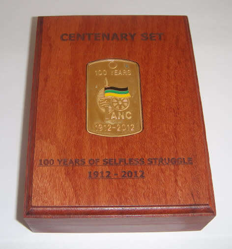 Mandela ANC centennial celebration 1oz silver in original box *no gold*