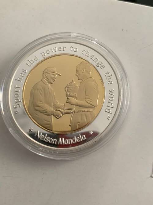 Mandela invictus medallion