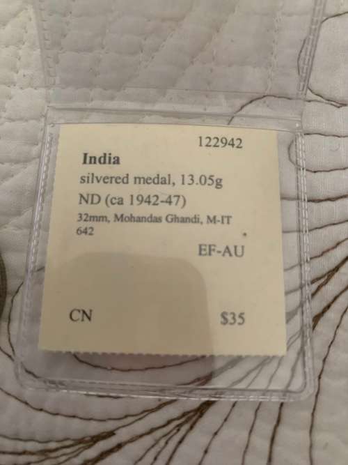 Gandhi Medallion *International buyers welcome*