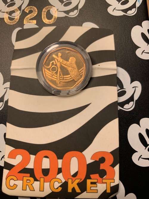 2003 Cricket 50c UNC