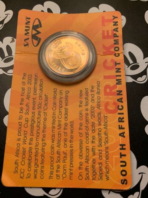 2003 Cricket 50c UNC