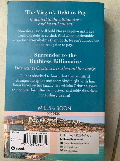 Mills and boon: 2 books in 1