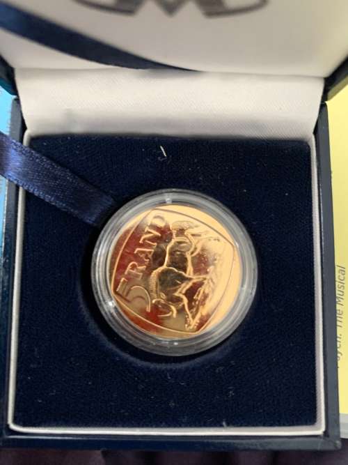 2000 Gilded Mandela Coin