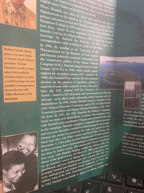 Mint Of Norway Silver Mandela Medallion