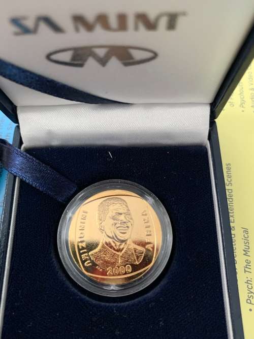 2000 Gilded Mandela Coin
