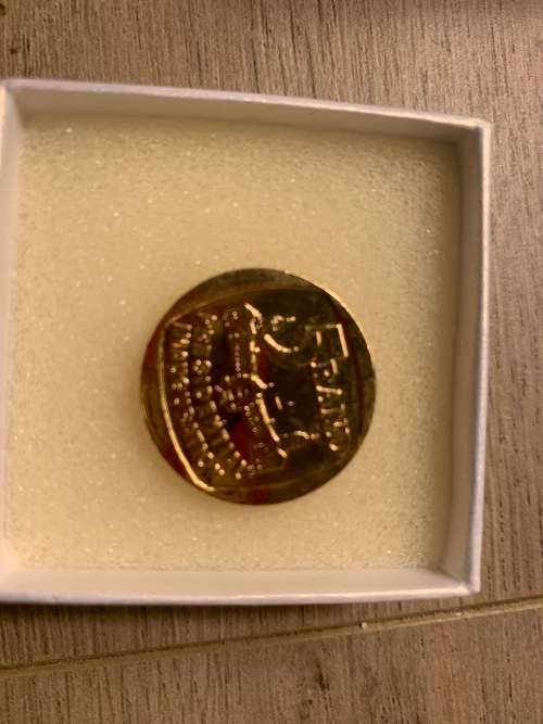 Mandela Inauguration R5 Gilded proof coin