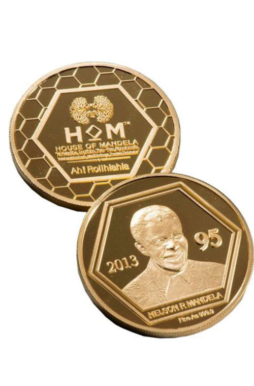 House of Mandela 95th birthday 1/10th Gold With Certificate