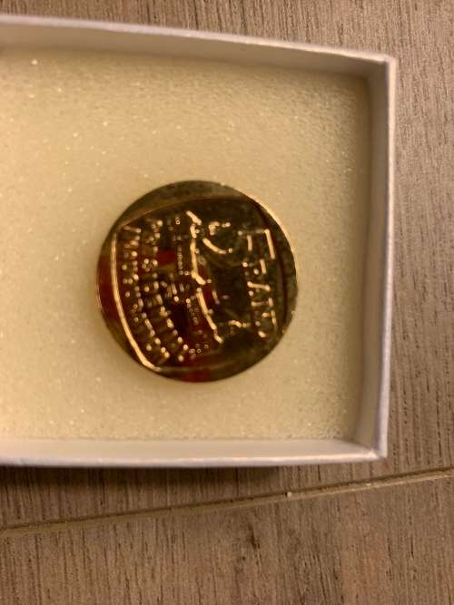 Mandela Inauguration R5 Gilded proof coin