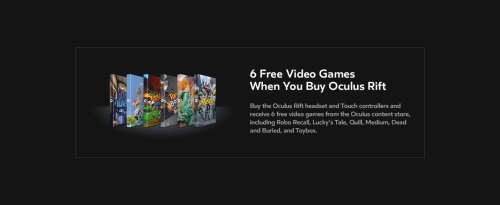 Oculus Rift Virtual Reality Headset