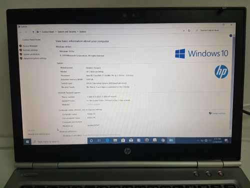 HP Elitebook 8460p |  INTEL CORE i7-2620 | 4GB RAM | 500GB HDD | 3G | 1GB GRAPHICS | WIN10 PRO
