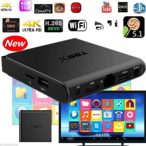Sunvell T95X Amlogic S905X TV Box Android 6.0 Quad Core 4K x 2K 1G+8G (Local Stock)