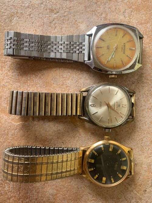 !!! 3X VINTAGE WRIST WATCHES !!!
