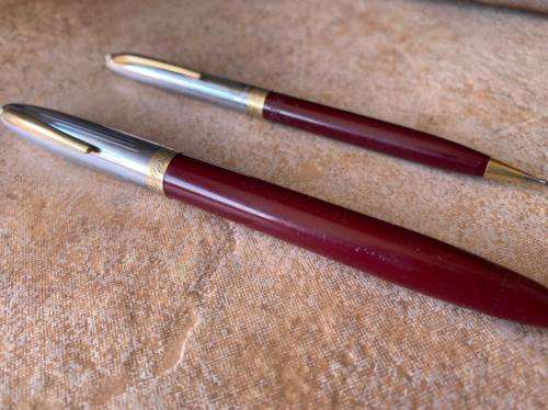!!! STUNNING EXECUTIVE SHEAFFER`S INK PEN ANDE PENCIL SET !!!