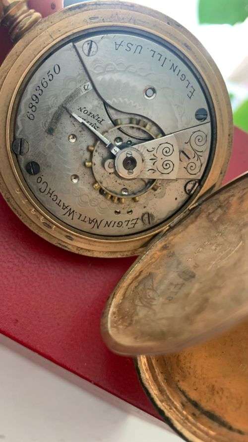 !!!CRAZY R1 START ELGIN NATL WATCH CO POCKET WATCH ***VALUED AT R120000*** !!!