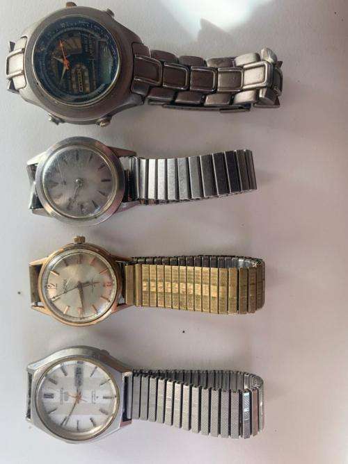 !!! CRAZY R1 START JOB-LOT MIXED WRIST WATCHES -SEIKO ROAMER CITIZEN !!!