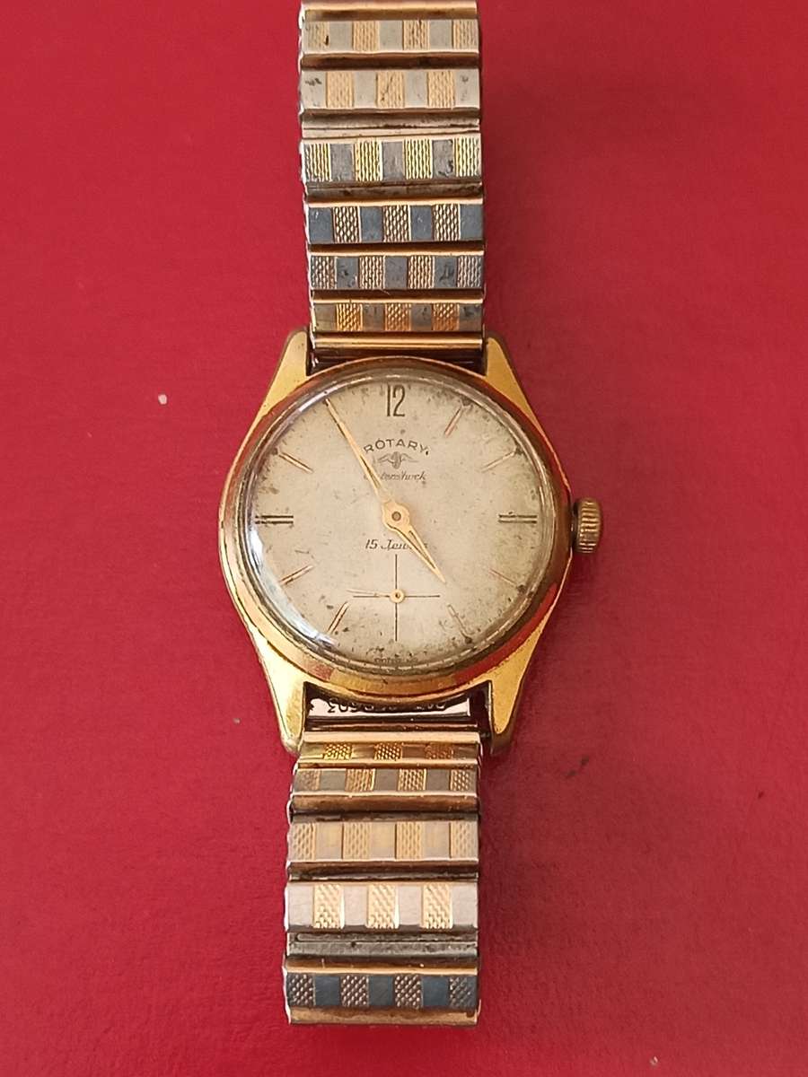 !!! Crazy R1 start !!! Collectors Rotary 15 Jewels men`s watch