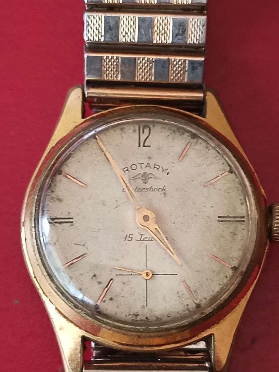 !!! Crazy R1 start !!! Collectors Rotary 15 Jewels men`s watch