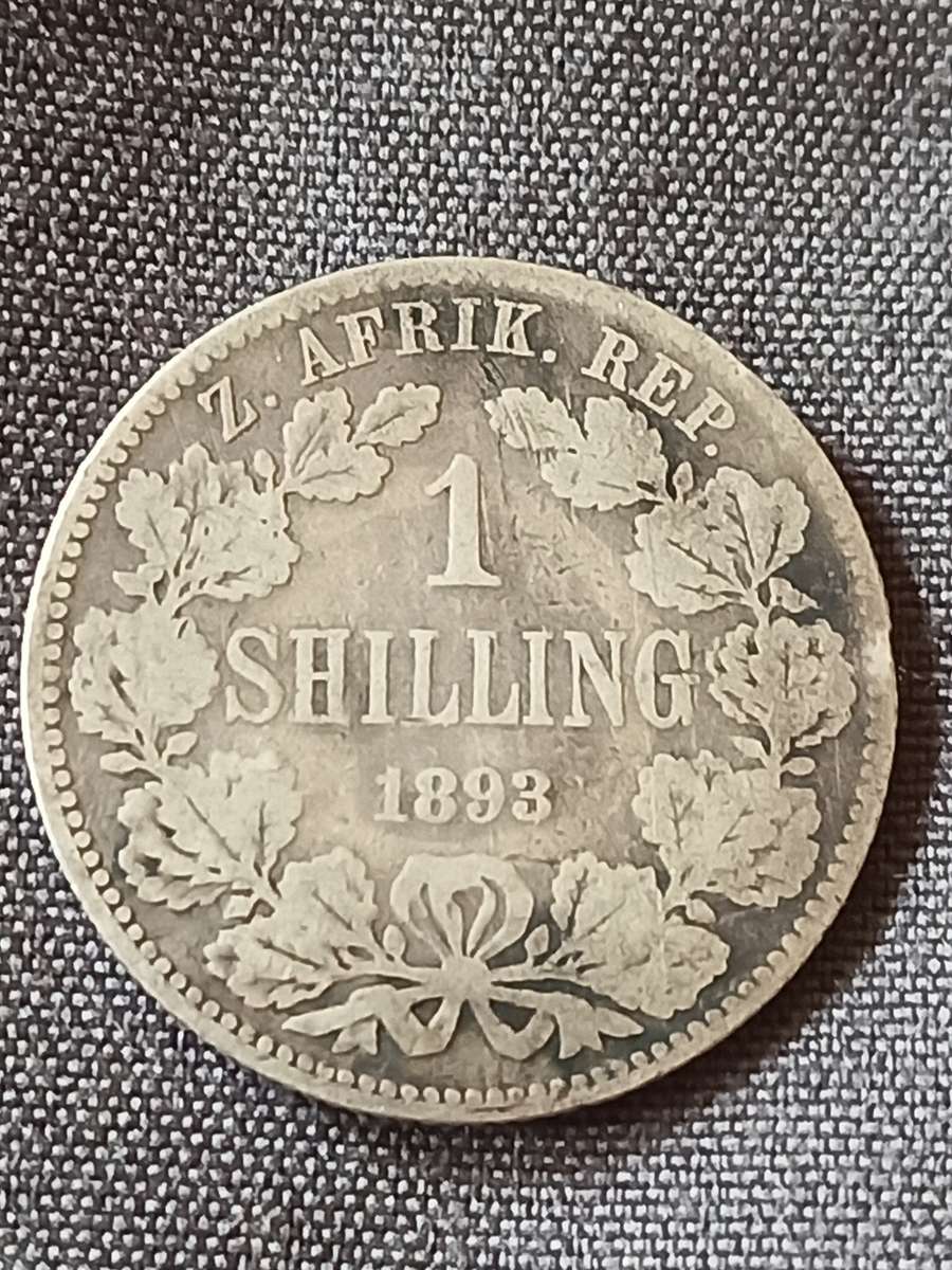 !!! Crazy R1 start !!! Collectors 1893 Paul Kruger one shilling