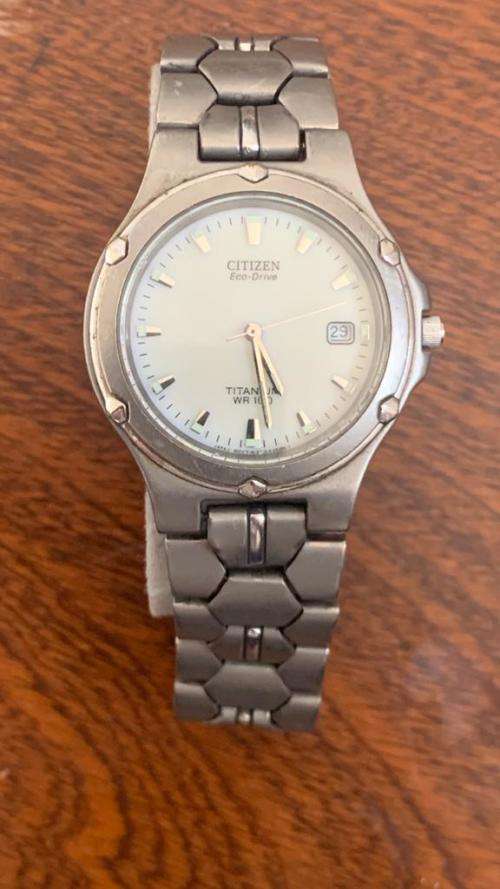 !!! STUNNING TITANUIM CITIZEN ECO-DRIVE WRIST WATCH!!!