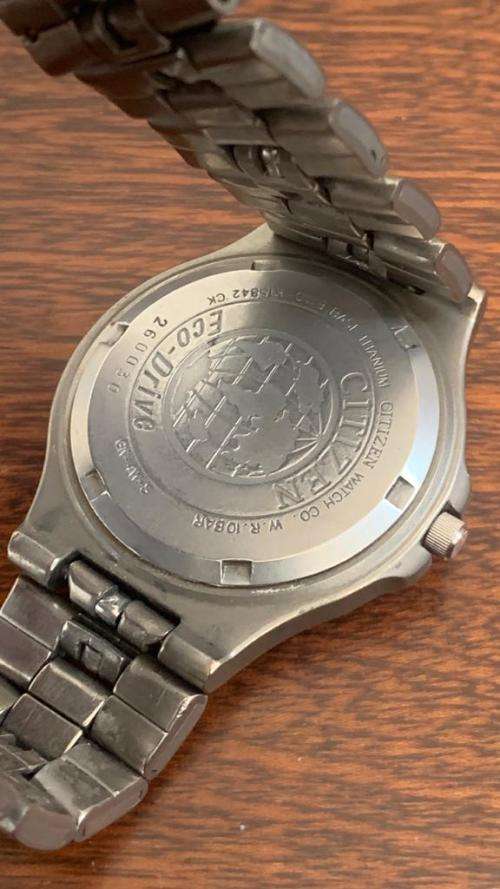 !!! STUNNING TITANUIM CITIZEN ECO-DRIVE WRIST WATCH!!!