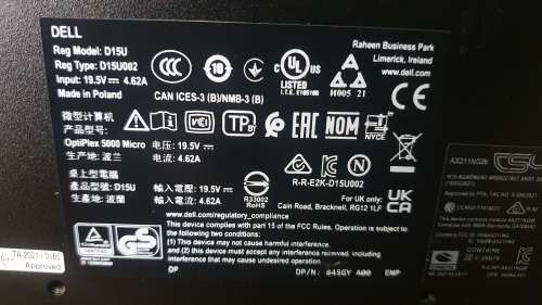 DELL OPTIPLEX 12TH GEN i5 12 PROCESSORS, 16GB RAM, 256GB SSD, SOFTWARE WORTH R6000