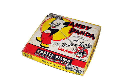 Andy Panda & Monkey Go Round 8mm Sound films 2 Films