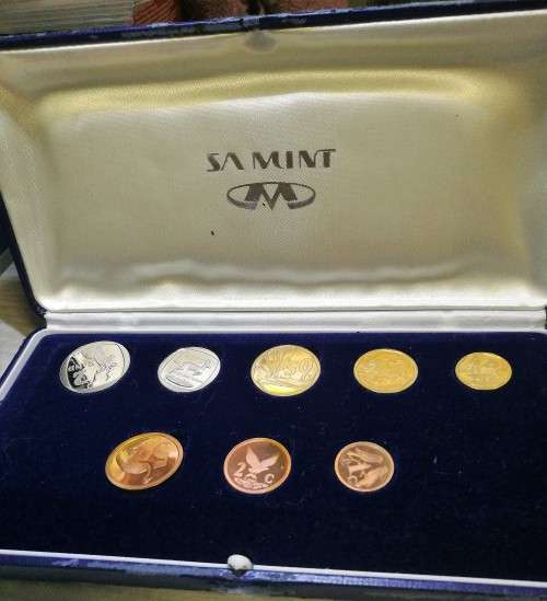 1991 RSA PROOF SET - SA MINT BOXED - 3rd DECIMAL SERIES