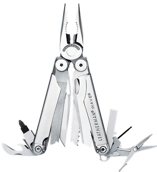 LEATHERMAN WAVE & POUCH - BARELY USED 10/10 CONDITION - BEST SELLER & 17 TOOLS - RETAILS R2,400-00