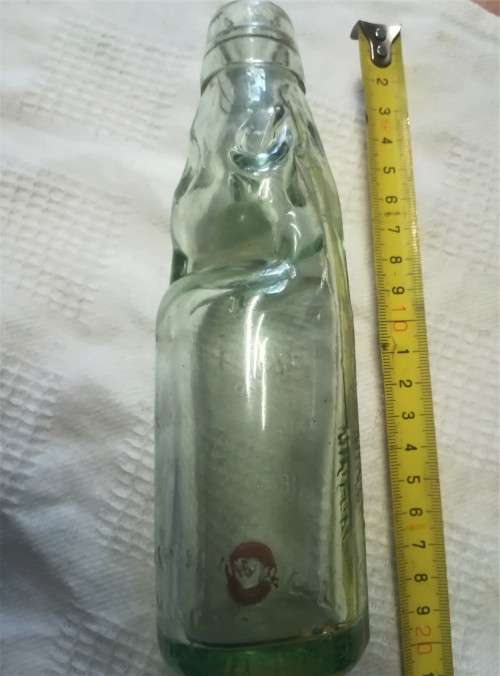 Antique Soft drink bottles - With marble and rubber ring - 100 Years old - Glatthaar Rustenburg