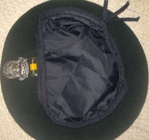 Equestrian Infantry - New SA Army beret and beret and balkie