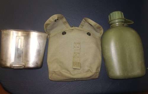 SADF - ORIGINAL BORDER WAR - COMPLETE WATER BOTTLE WITH FIREBUCKET
