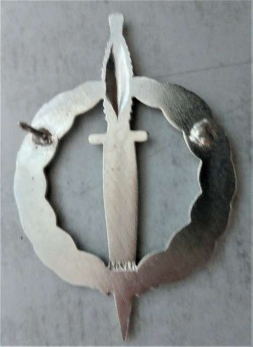 SILVER RECCE OPERATORS BADGE REPRO - EXTREMELY HIGH CLASS & GREAT QUALITY -  SELDOM FOUND