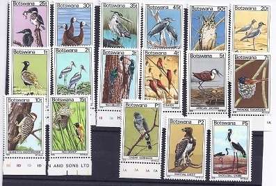 3 July 1978 full set of birds