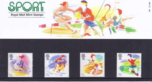Royal mail mint stamp set. presentation pack 189 Sport 1989. Condition as per scan.