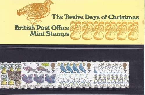 Royal mail mint Stamp set. presentation pack The twelve days 1977. Condition as per scan.