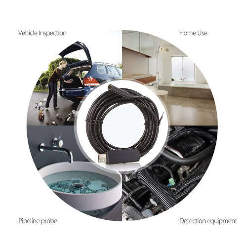 7M 6LED USB Waterproof Endoscope Borescope Snake Inspection Camera