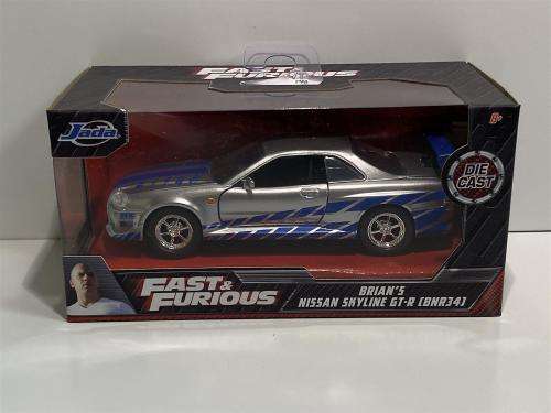 Fast and Furious  Brians 2002 Nissan Skyline GT-R (BNR34) (1:32)
