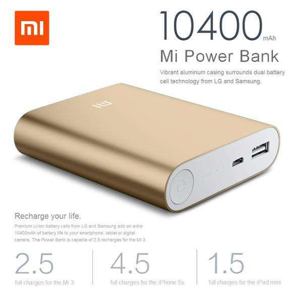 Mi Power Bank 10400mAh