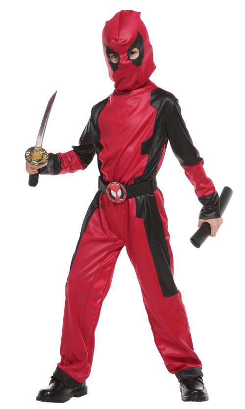 Kids Cosplay Halloween party Little Boy Death ninja  Suit
