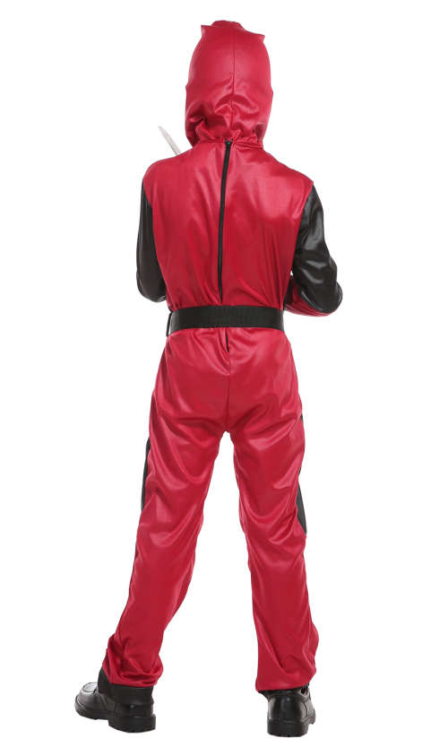 Kids Cosplay Halloween party Little Boy Death ninja  Suit