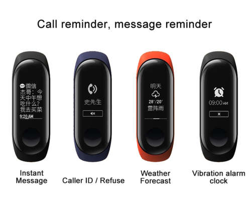 Original Xiaomi Mi Band 3 Smart Wristband Fitness Bracelet MiBand Band 3 Big Touch Screen