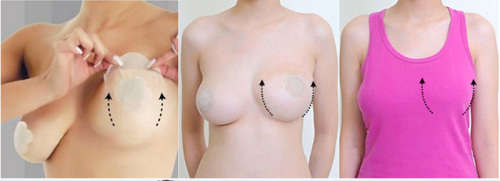 2018 Hot 5 Pairs Women's Invisible Breast Lift Tape Stick on Bra Sticker Nipple Covers Breast lift