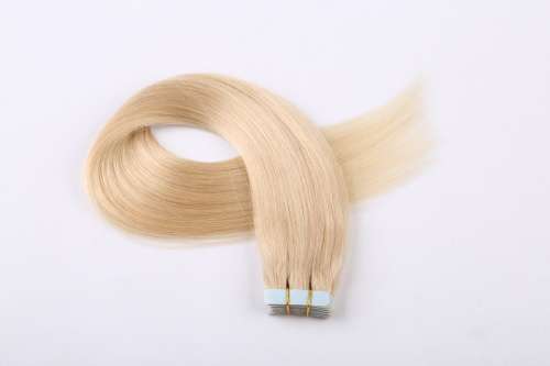 Tape-on hair extensions 14-26 inches mid color